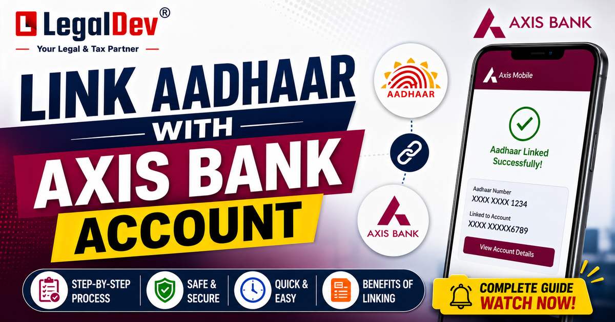 How to Link Aadhaar with Axis Bank\